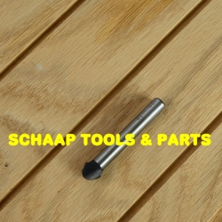 Holprofielfrees R  6,35mm HW-hardmetaal schacht 8mm | 24343-5-12700